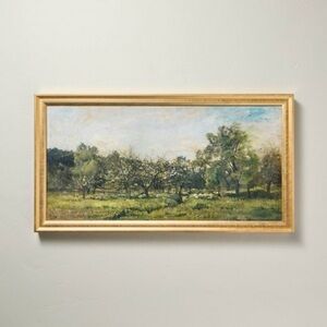 16"x30" Panoramic Landscape Framed Wall Art - Hearth & Hand with Magnolia